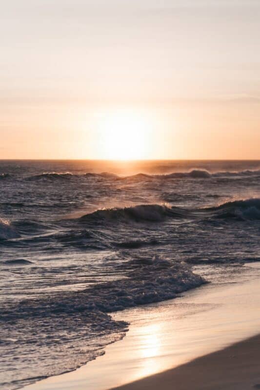 photo horizontale de plage