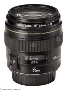 objectif canon 85mm 1.8