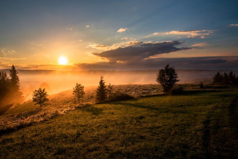 coucher de soleil