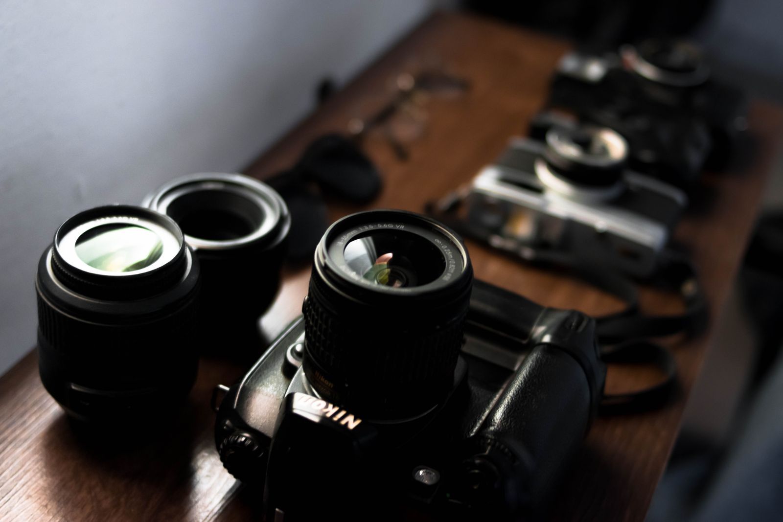 Objectif photo vu de près