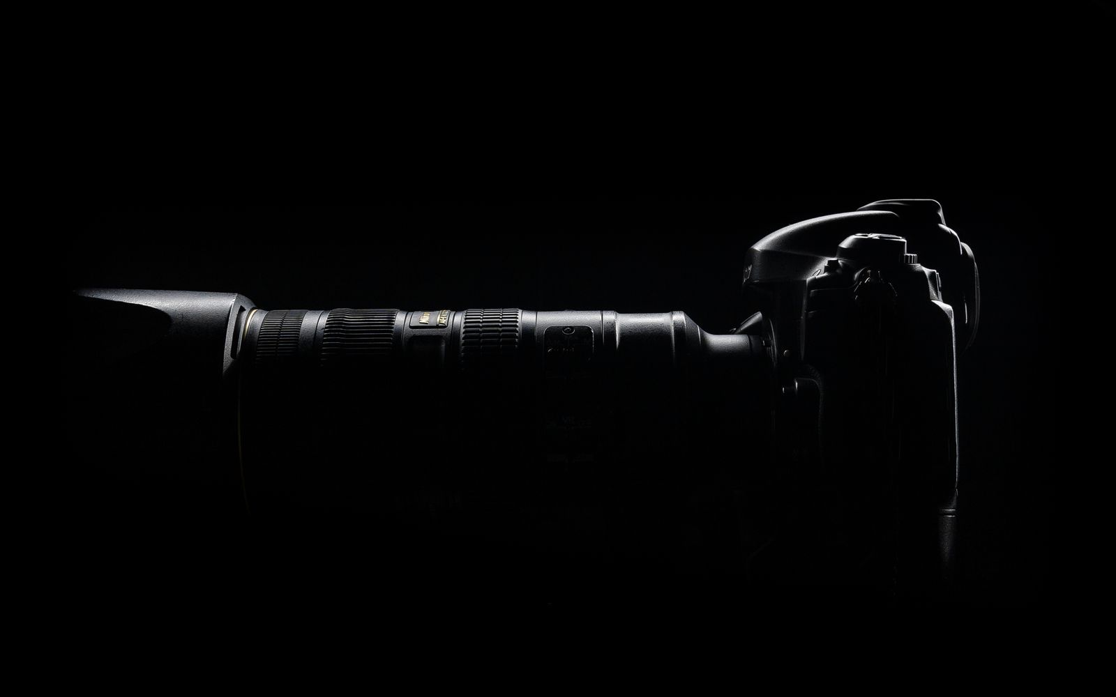 Objectif photo vu de près