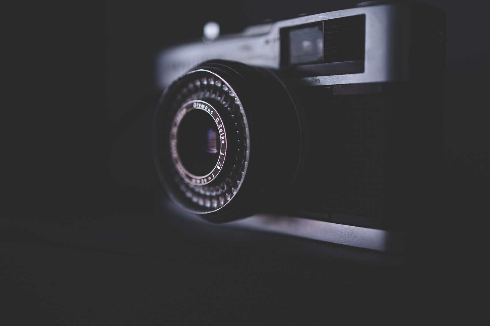 Objectif photo vu de près