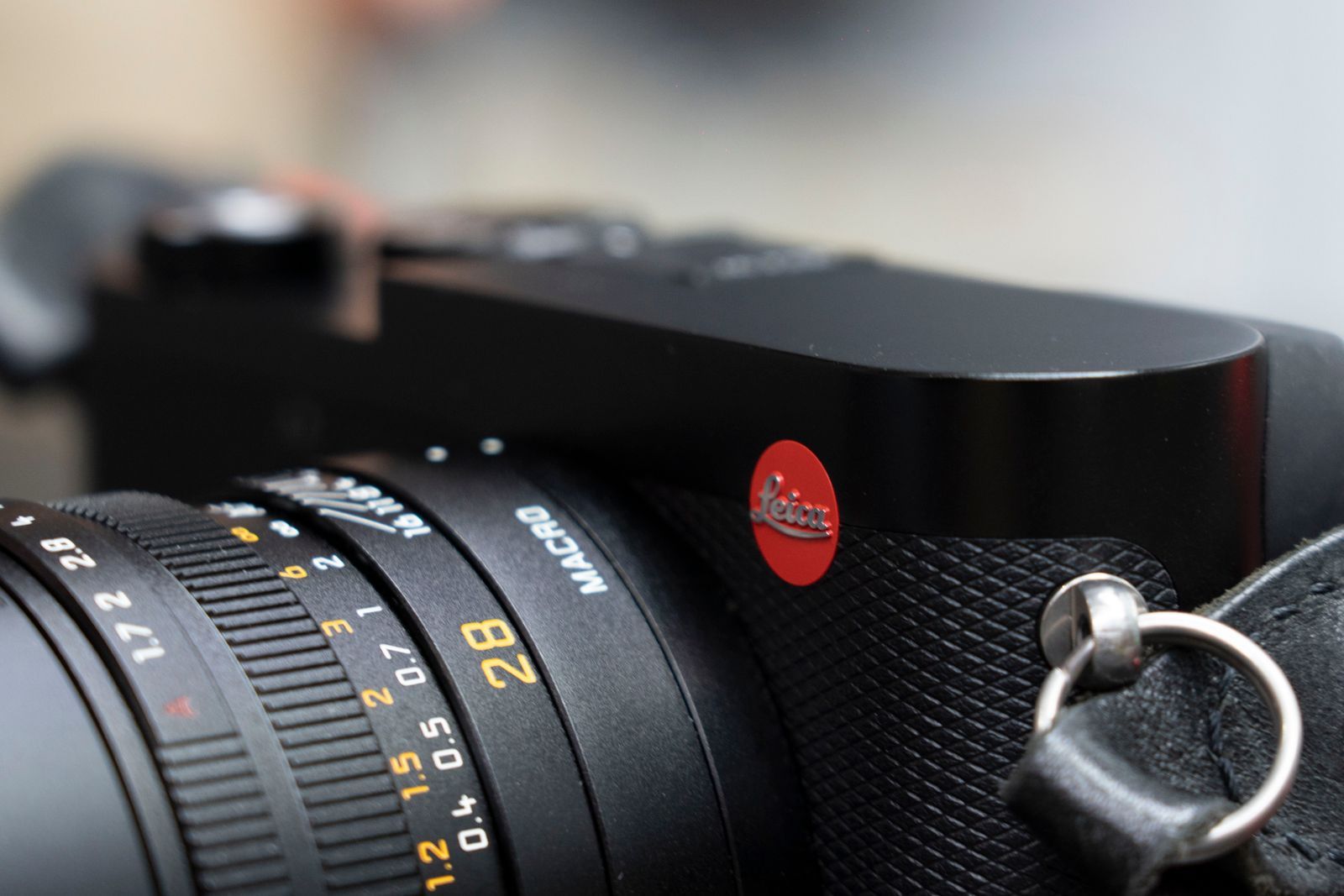 Objectif photo vu de près