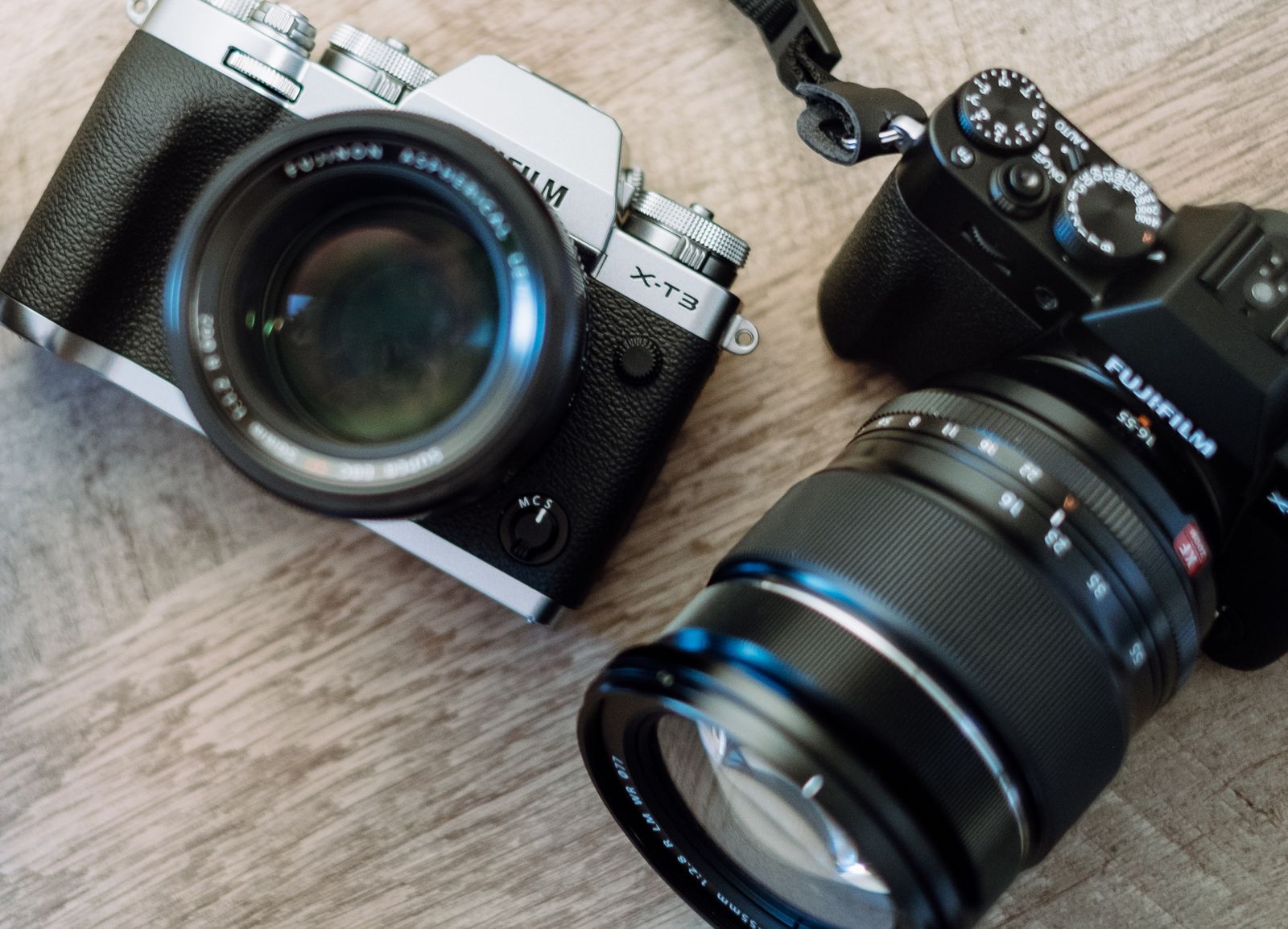 Objectif photo vu de près