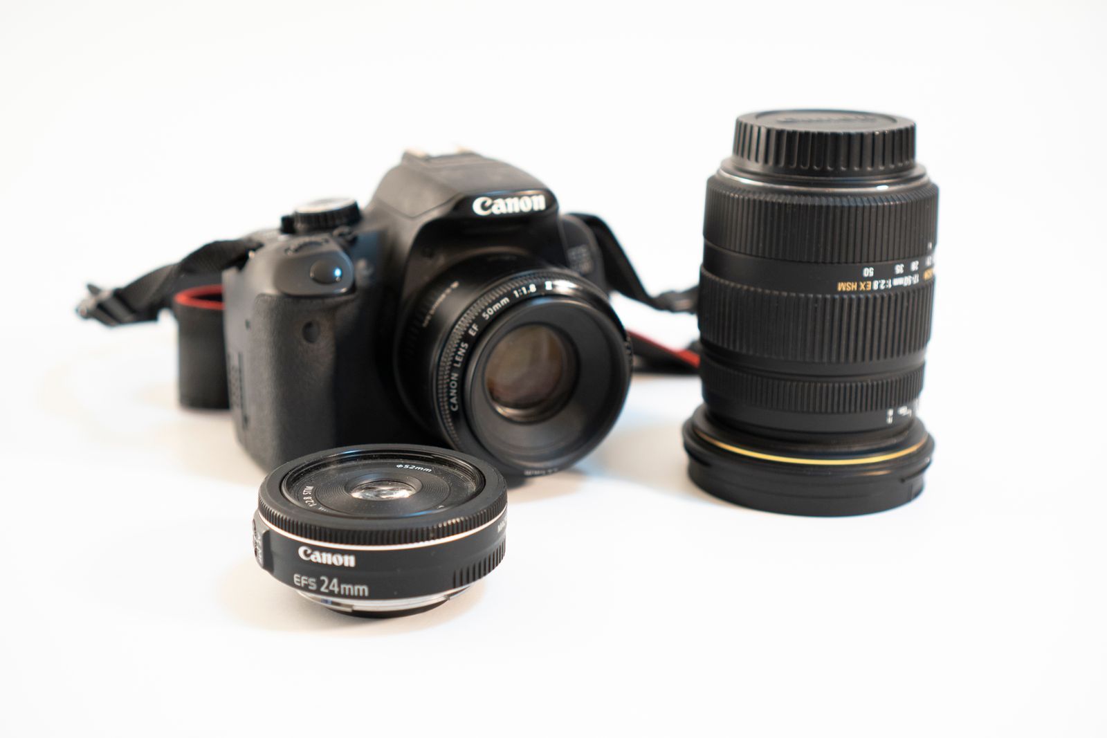 Objectif photo vu de près