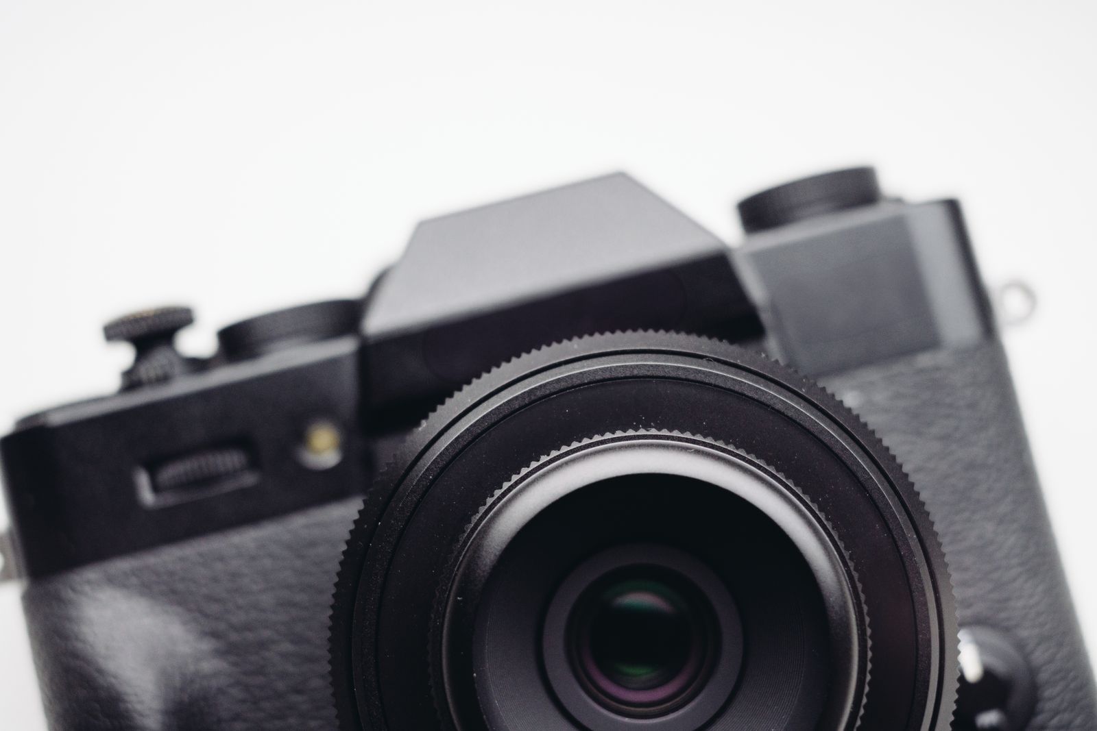 Objectif photo vu de près