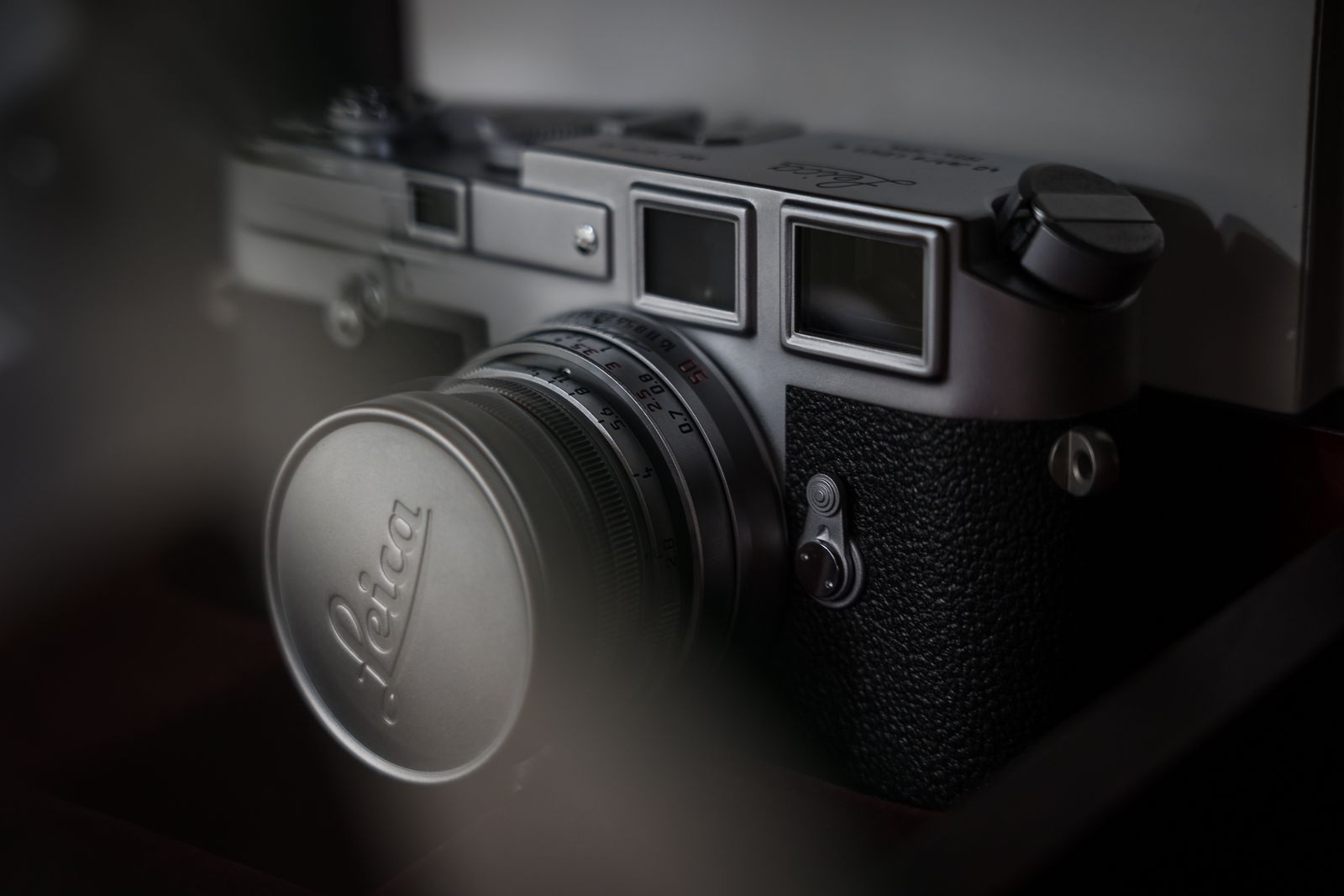 Objectif photo vu de près