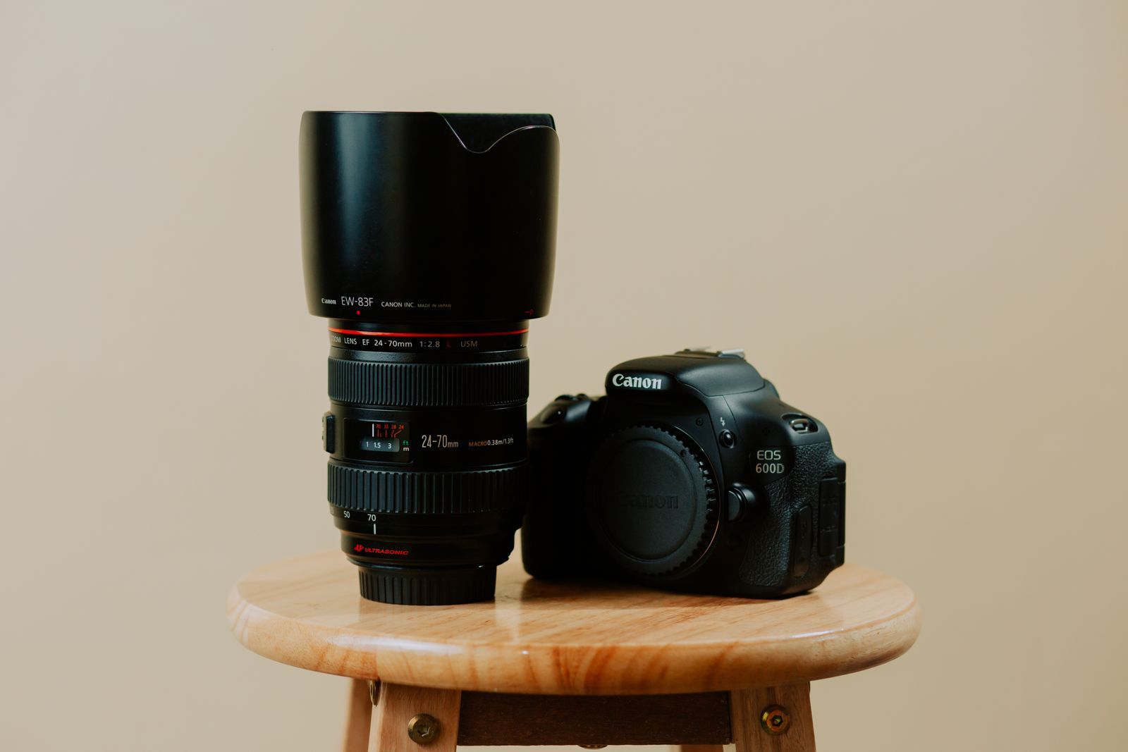 Objectif photo vu de près