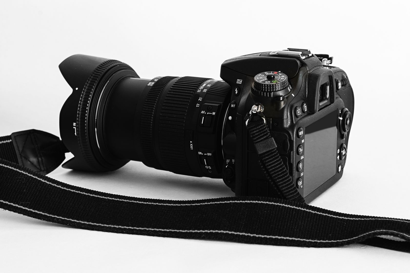 Objectif photo vu de près