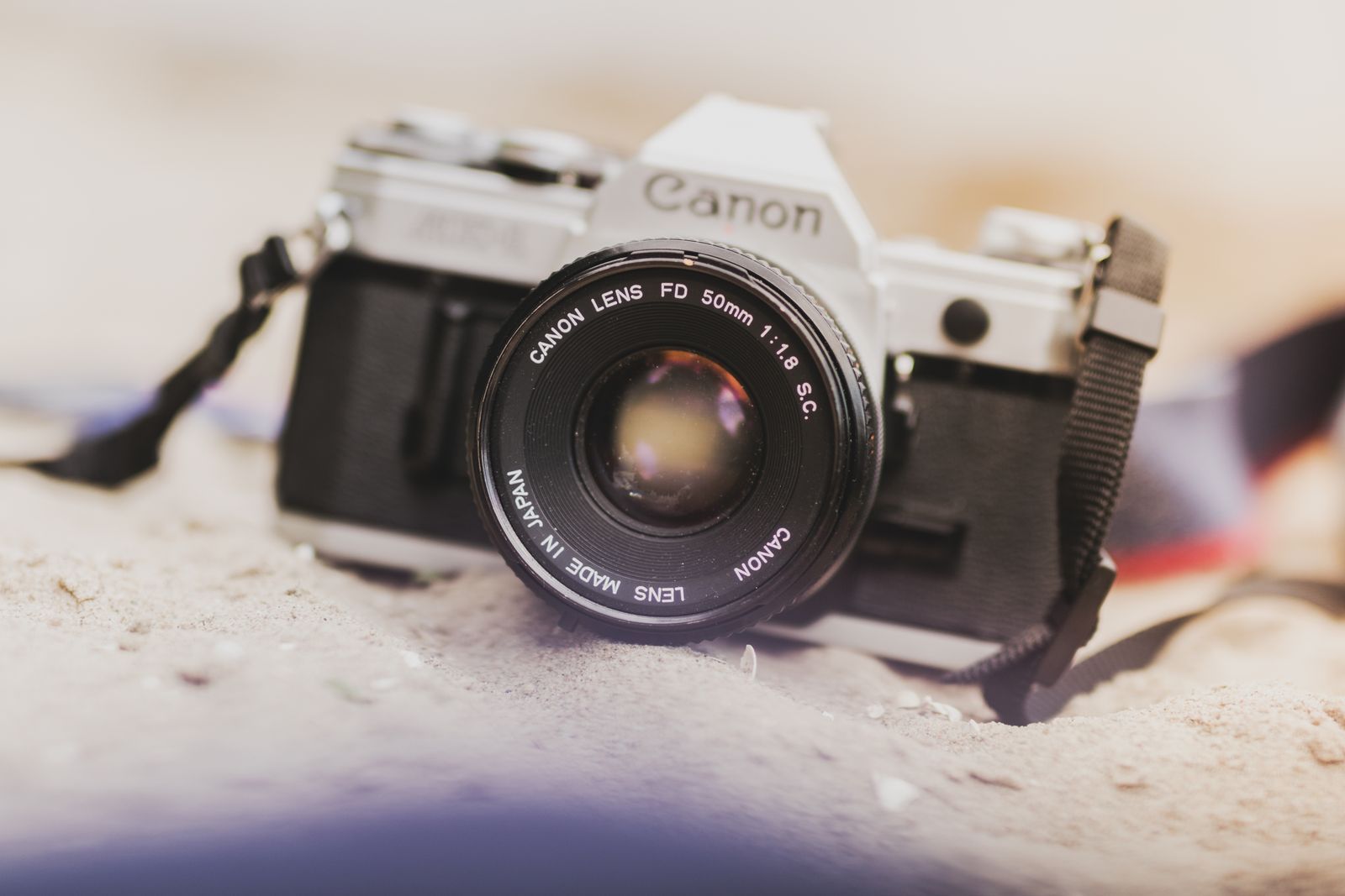 Objectif photo vu de près