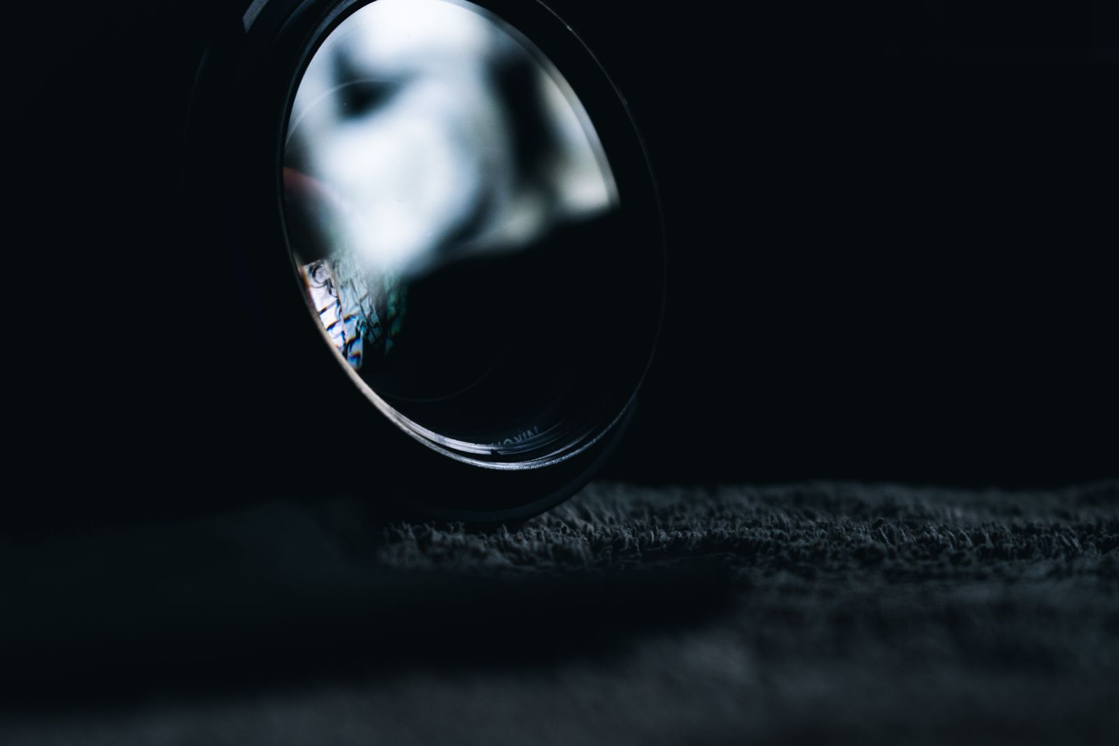 Objectif photo vu de près